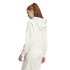 Sudadera adidas Signature Graphic Embroidery French Terry Loose Mujer Blanco