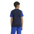 Camiseta adidas Essentials Big Logo Colorblock Cotton Infantil Azul