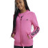 Chaqueta adidas Essentials Linear Logo Cotton Fullzip Niña Rosa