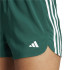 Pantalones adidas Pacer Training 3 Bandas Woven High Rise Mujer Verde Oscuro