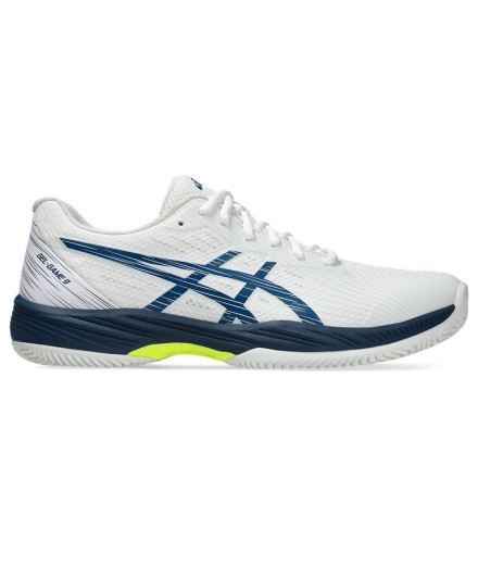 Zapatillas de Tenis ASICS Gel-Game 9 Clay/Oc Hombre Blanco