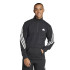 Sudadera adidas Future Icons 3 Bandas Halfzip Hombre Negro