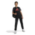 Camiseta adidas Essentials Big Logo Colorblock Cotton Infantil Negro