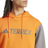 Sudadera de Montaña adidas Terrex Multi Large Logo Hoody Hombre Naranja
