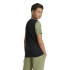 Camiseta adidas Essentials Big Logo Colorblock Cotton Infantil Negro