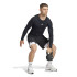 Camiseta de Fitness adidas Techfit Compression Training Longsleeve Hombre Negro