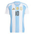 Camiseta de Fútbol adidas Argentina 2024 Home Messi Hombre Blanco