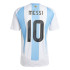 Camiseta de Fútbol adidas Argentina 2024 Home Messi Hombre Blanco