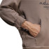 Sudadera adidas Brand Love French Terry Hombre Marrón