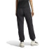 Pantalones adidas Signature Graphic Print Fleece Loose Mujer Negro