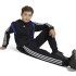 Pantalones adidas Colorblock Infantil Negro