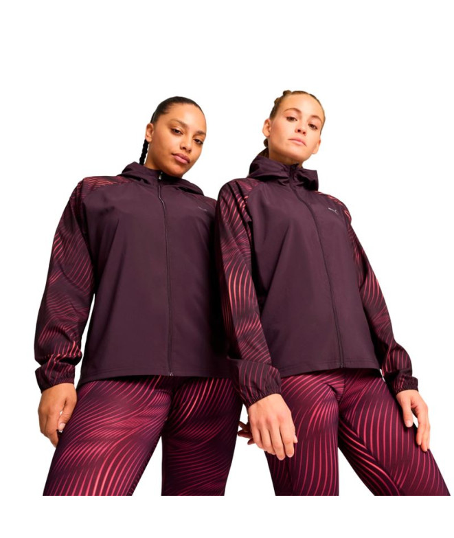 Chaqueta de Running Puma Run Favorite Aop Woven...