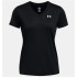 Camiseta de Fitness Under Armour Tech SSV- Solid Mujer Negro