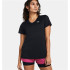 Camiseta de Fitness Under Armour Tech SSV- Solid Mujer Negro