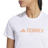Camiseta de Senderismo adidas Mt Log Tech Mujer Blanco