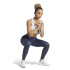 Sujetador Deportivo de Fitness adidas Powerreact Big Logo Graphic Mujer Blanco