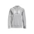 Sudadera de Fitness Under Armour Rival Fleece Big Logo Mujer Gris