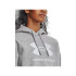 Sudadera de Fitness Under Armour Rival Fleece Big Logo Mujer Gris