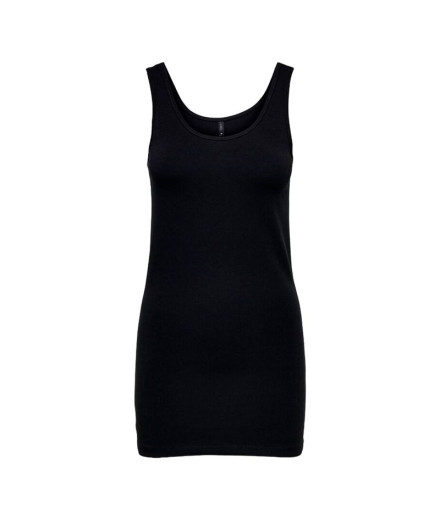 Camiseta Only Onllive Love Long Negro Mujer