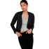 Chaqueta Only Onlava Faux Leather Biker Negro Mujer