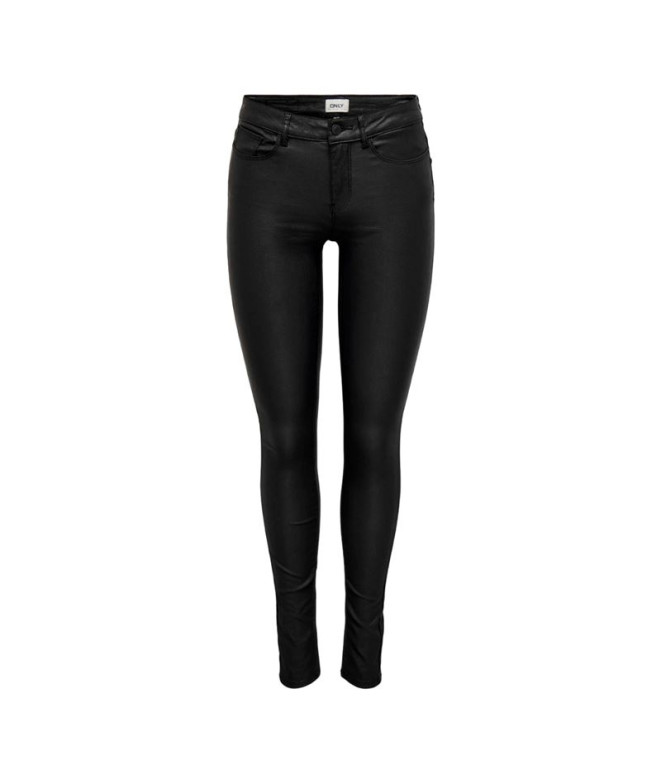 Pantalón Only Onlanne K Mid Waist ed Negro Mujer