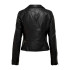 Chaqueta Only Onlgemma Faux Leather Biker Negro Mujer