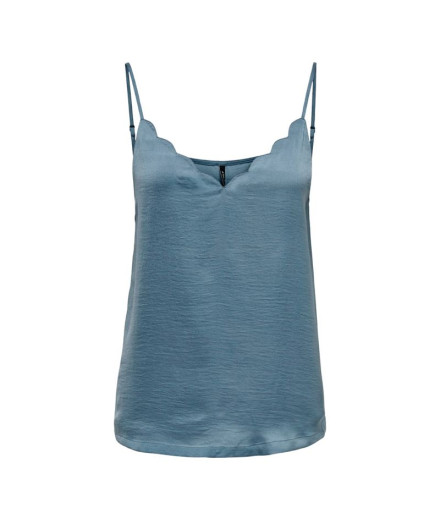 Camiseta Only debbie Singlet Azul Mirage Mujer