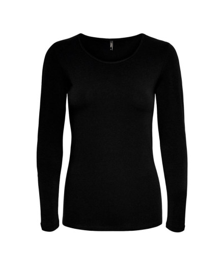 Camiseta Only live Love O Negro Mujer
