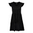 Vestido Only Onlmay Sleev Fril Black Mujer