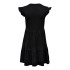 Vestido Only Onlmay Sleev Fril Black Mujer