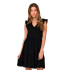 Vestido Only Onlmay Sleev Fril Black Mujer