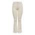 Pantalón Only blush Mid Flared Dot019 Ecru Mujer