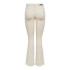 Pantalón Only blush Mid Flared Dot019 Ecru Mujer