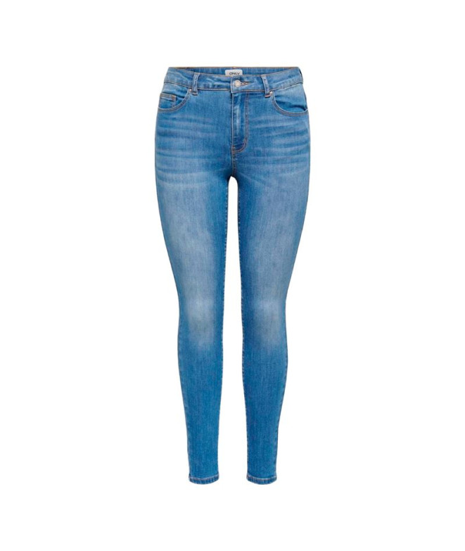 Pantalón Only ana Mid Skinny Medium Blue Denim...