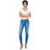Pantalón Only ana Mid Skinny Medium Blue Denim Mujer
