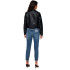 Chaqueta Only vera Faux Leather Biker Black Mujer