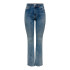 Pantalón Only mila Flared Bj139 Medium Blue Denim Mujer