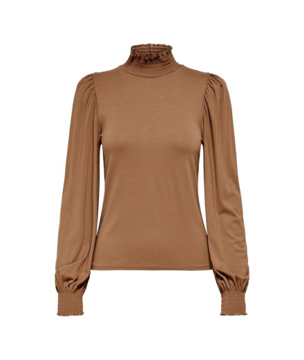 Camiseta Only elva Smock Nn Toasted Coconut Mujer