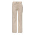 Pantalón Only juicy Wide Leg Rea Ecru Mujer