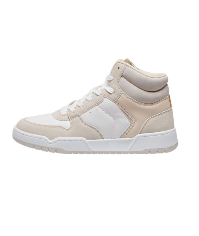 Zapatillas Only swift-2 Pu High eaker Beige Mujer