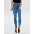 Vaqueros Only power Mid Push Up Jeans Skinny Fit Light Blue Denim Mujer