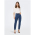 Vaqueros Only emily HW Jeans Straight Dark Blue Denim Mujer