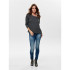 Camiseta Only alba 3/4 Dark Gris Mujer