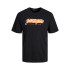Camiseta Jack and Jones tiley Crew Black Hombre