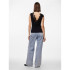 Camiseta Pieces ilu Sl Black Mujer