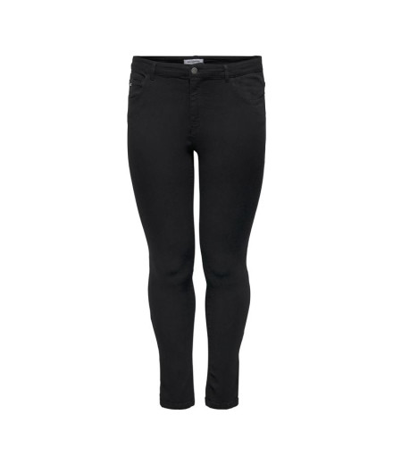 Vaqueros Only Curvy Carkarla Reg Anke Zip Black Mujer