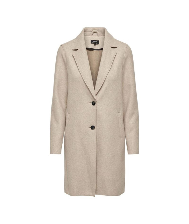 Chaqueta Only carrie Bonded Coat Humus Mujer