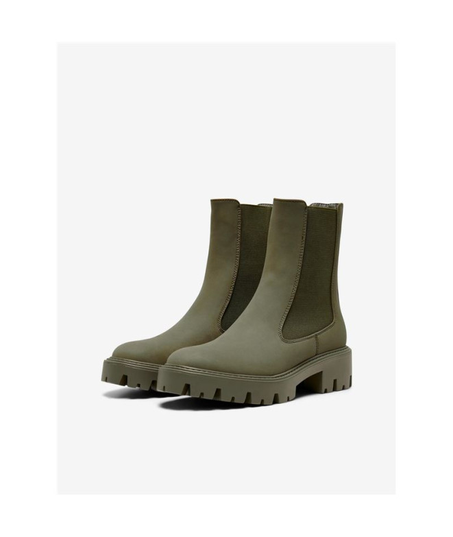 Botas Only betty-6 ochrome Pu Forest Green Mujer