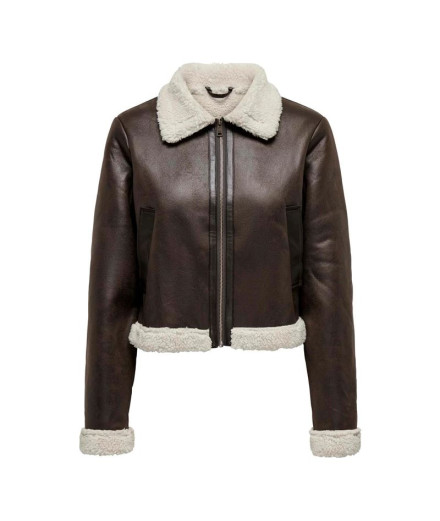 Chaqueta Only betty Bonded Zip Inv Mole Mujer