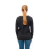 Sudadera Vero Moda caretructure O-Neck Blou Dark Grey Melange Mujer